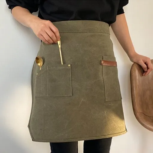 Everyday Waist Canvas Kitchen Work Apron