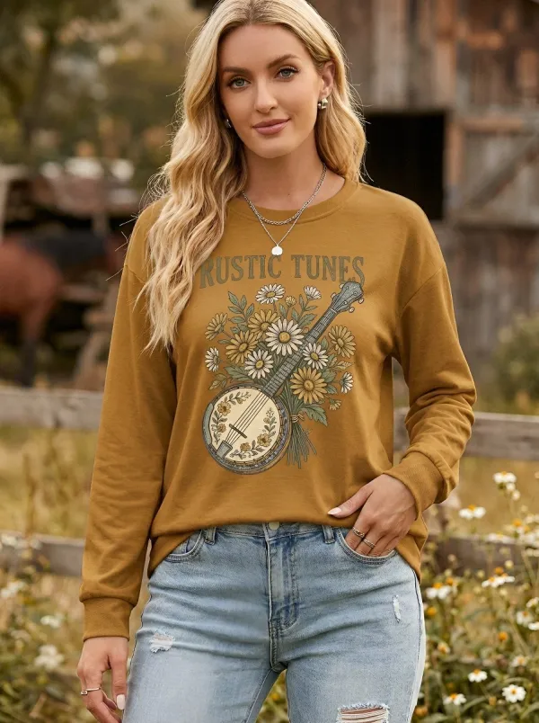 Country Music Long-Sleeve Shirt