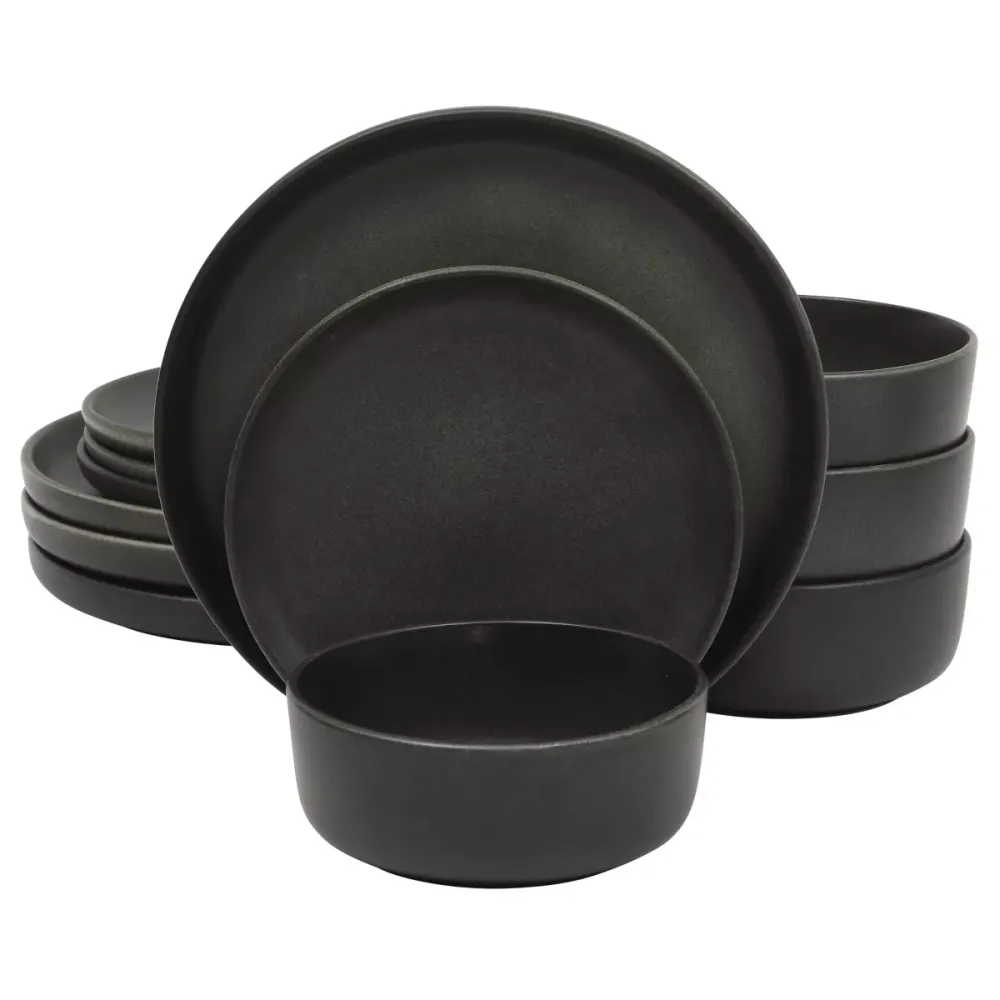 Stoneware Dinnerware Collection Reactive Glaze
