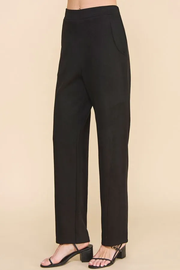 Straight Leg Cotton Pants