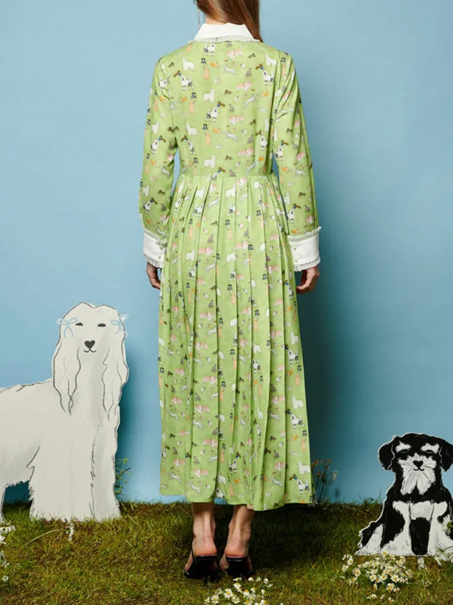 Print Midi Dress