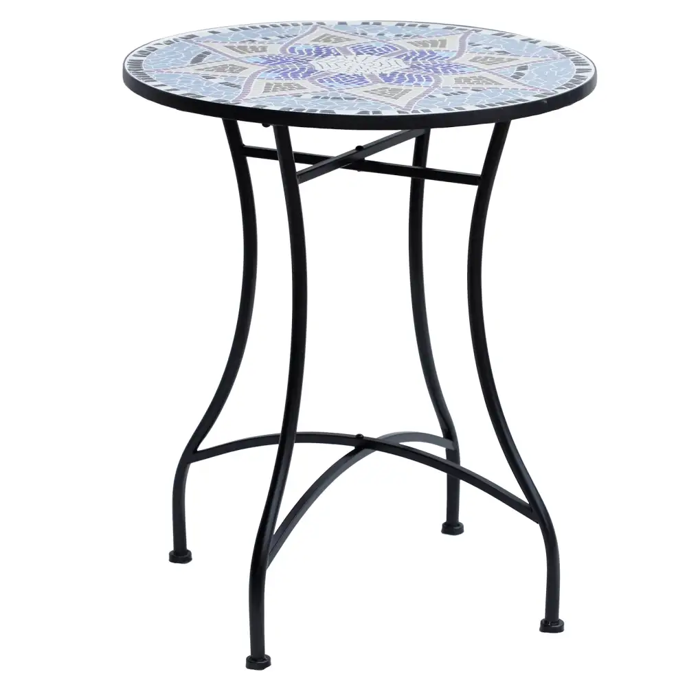Round Ceramic Outdoor Side Table
