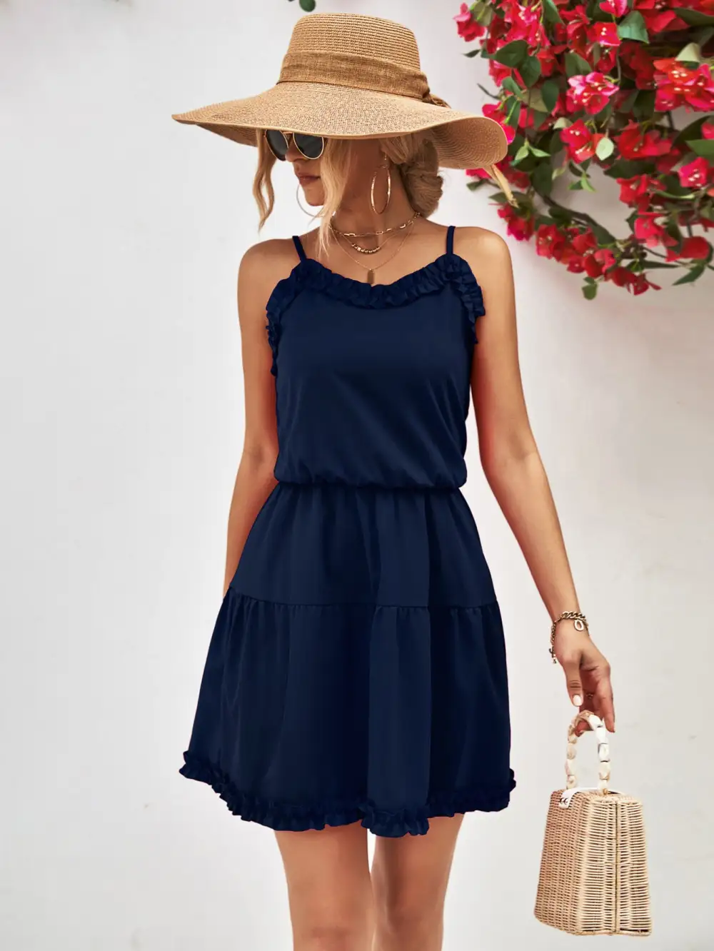 Layered Soft Mini A-Line Dress