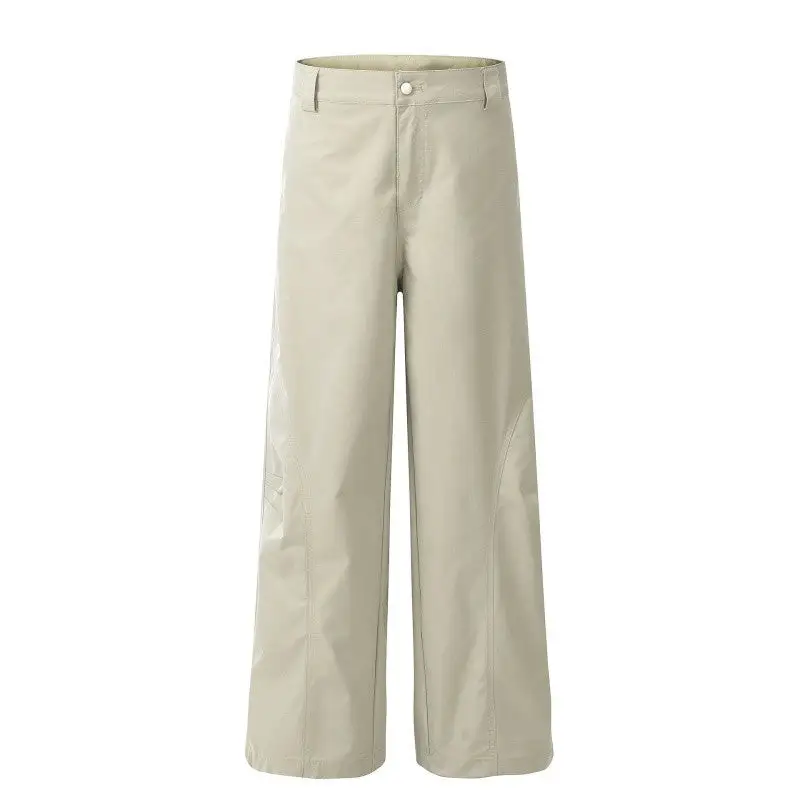Women's Wide Leg Pleated Curved Cut Pants