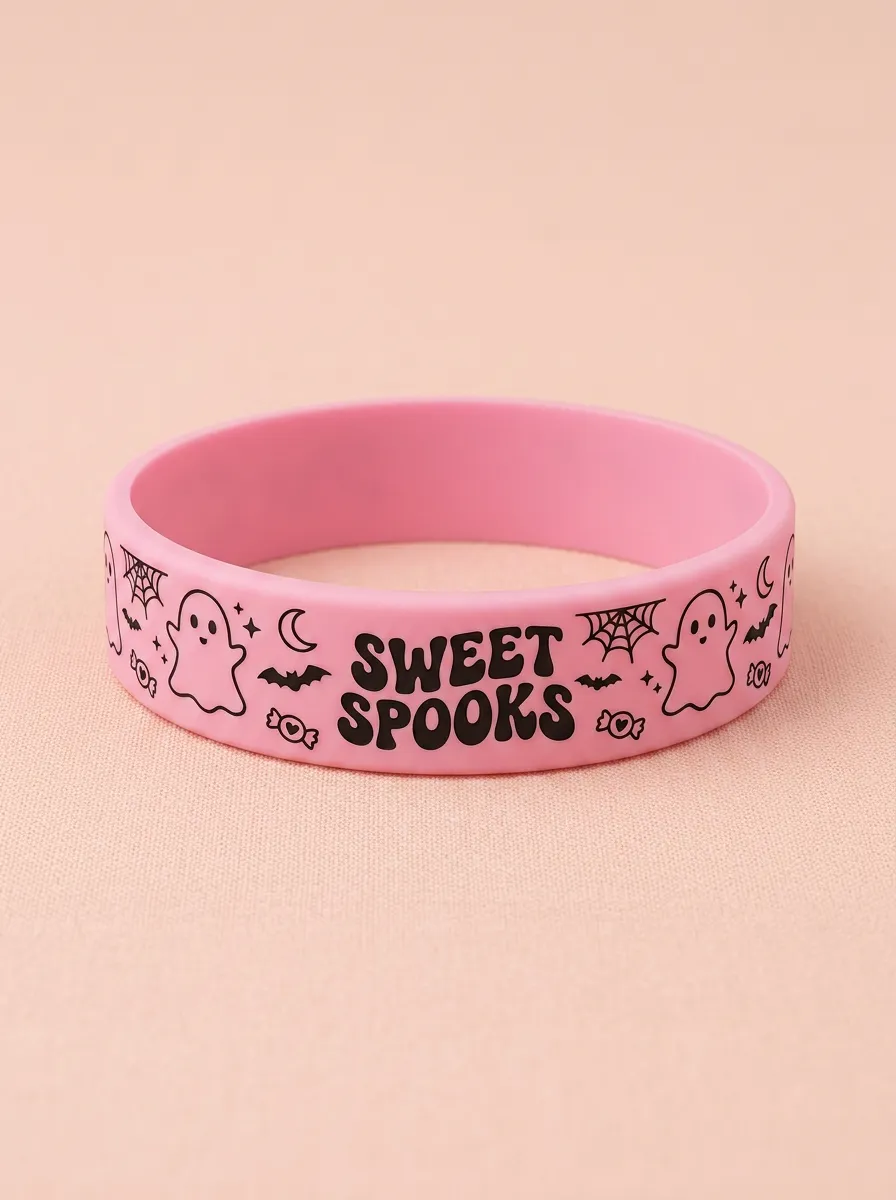 Ghost Sweet-Spooks Halloween Graphic Wristband