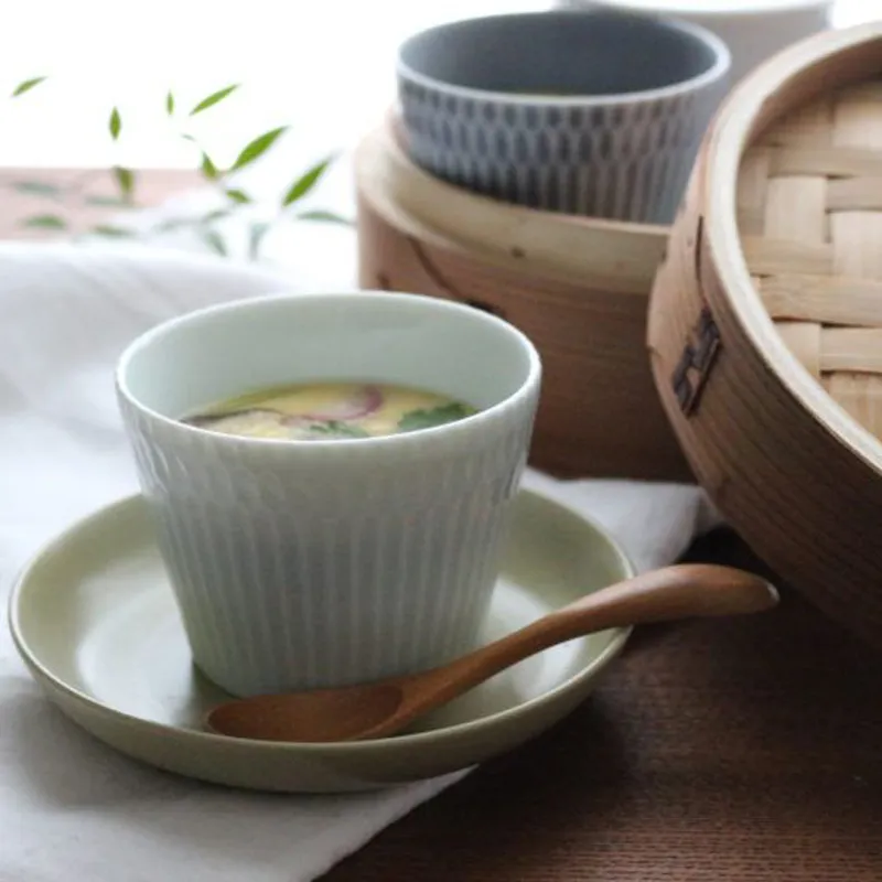 Ripple Carved Soba Cup Set
