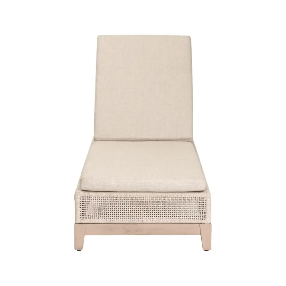 Woven Rope Outdoor Chaise Lounge