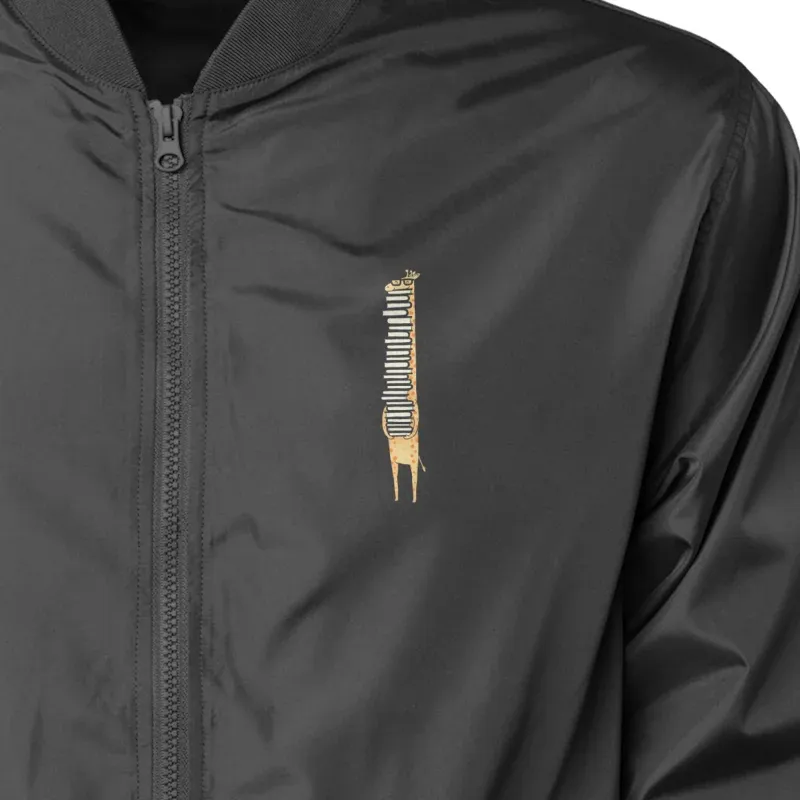Book-Loving Giraffe Bomber Jacket