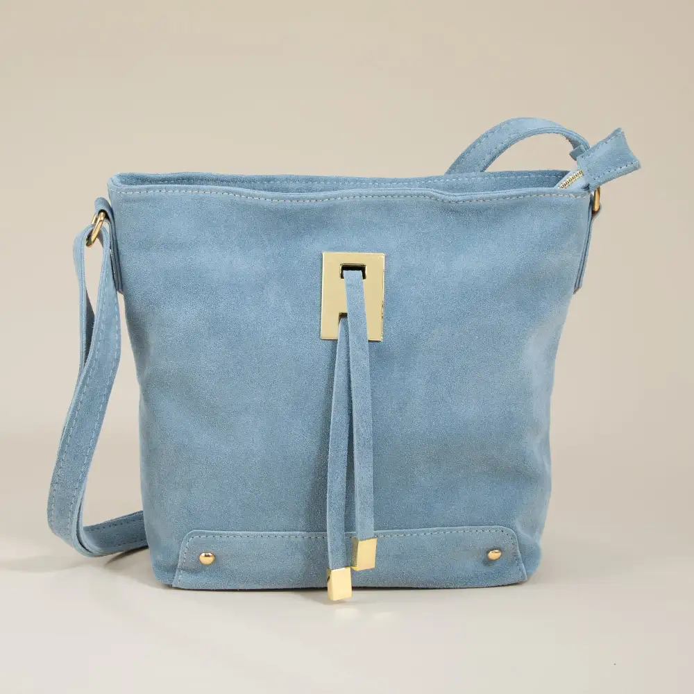 Suede Crossbody Bag