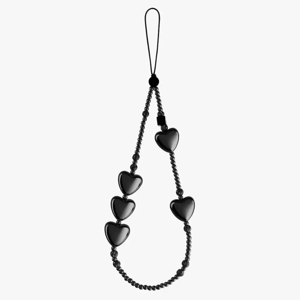 Everyday Heart Beaded Phone Charm Strap