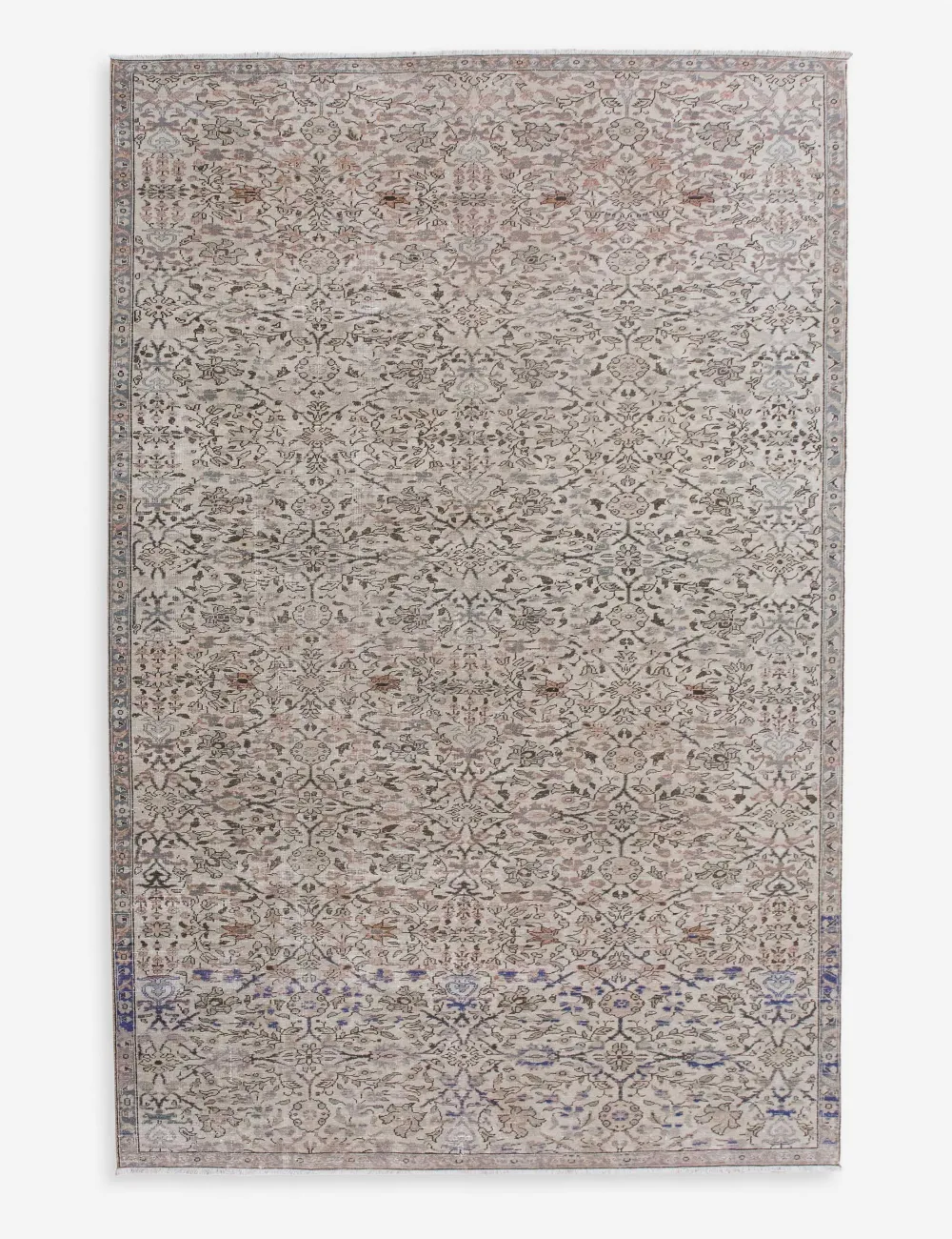 Warm Performance Turkish Inspired Hand Knotted Wool Area Rug