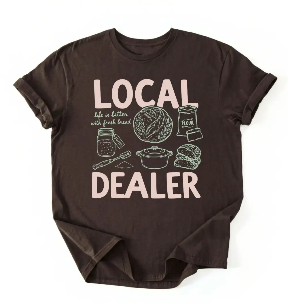 Bread Market Graphic Cotton Tee