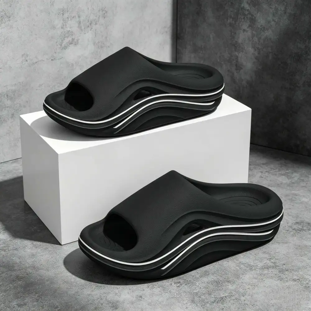 Plush Comfort Platform Lounge Slippers