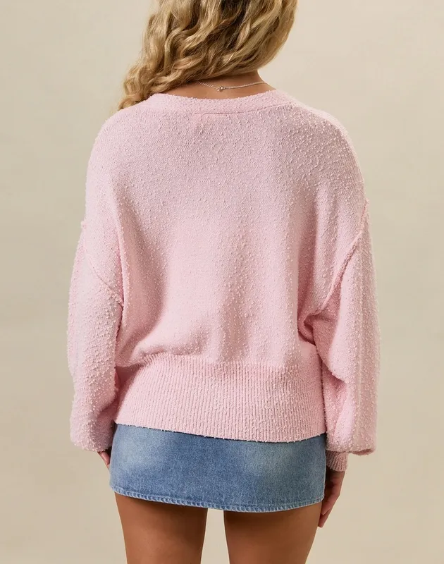 Pink Cotton Blend Top