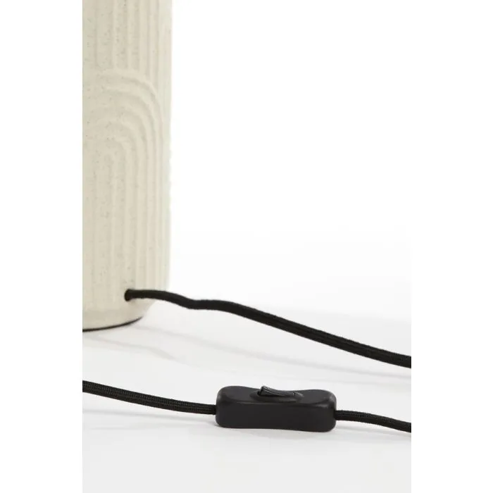 White Ceramic Small Lamp Base