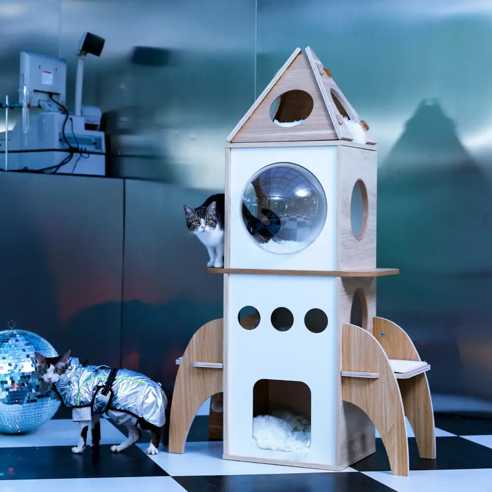 Indoor Pet Activity Tower Cat House