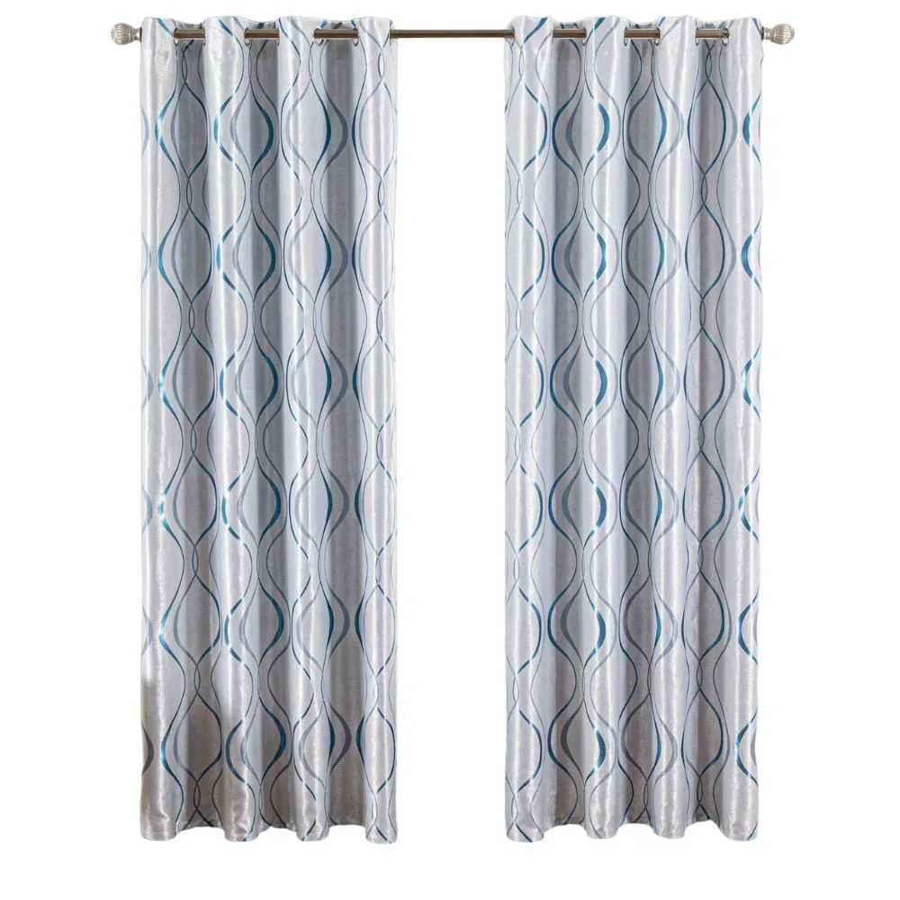 Semi-Blackout Linen Curtain Panel