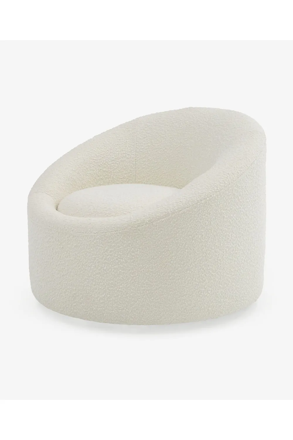 Round Upholstered Accent Chair