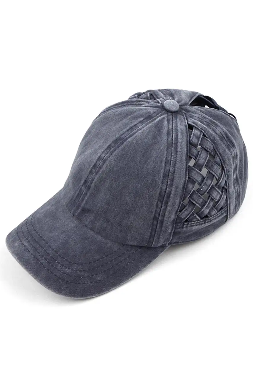 Weavon Basket Criss-cross Ponycap