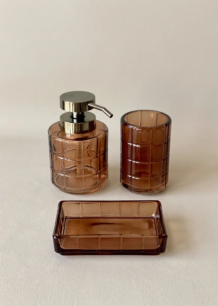 Cube Bathroom Set Amber Of