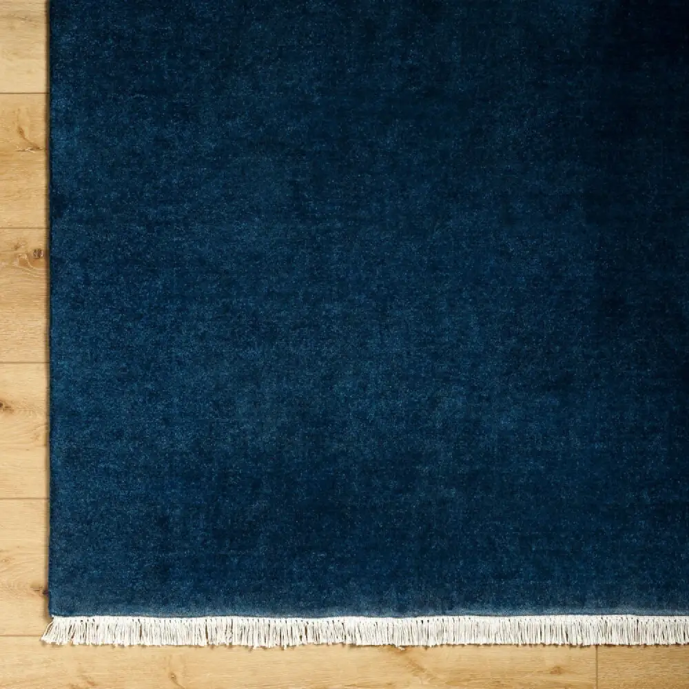 Hand-Loomed Wool Fringe Table Runner