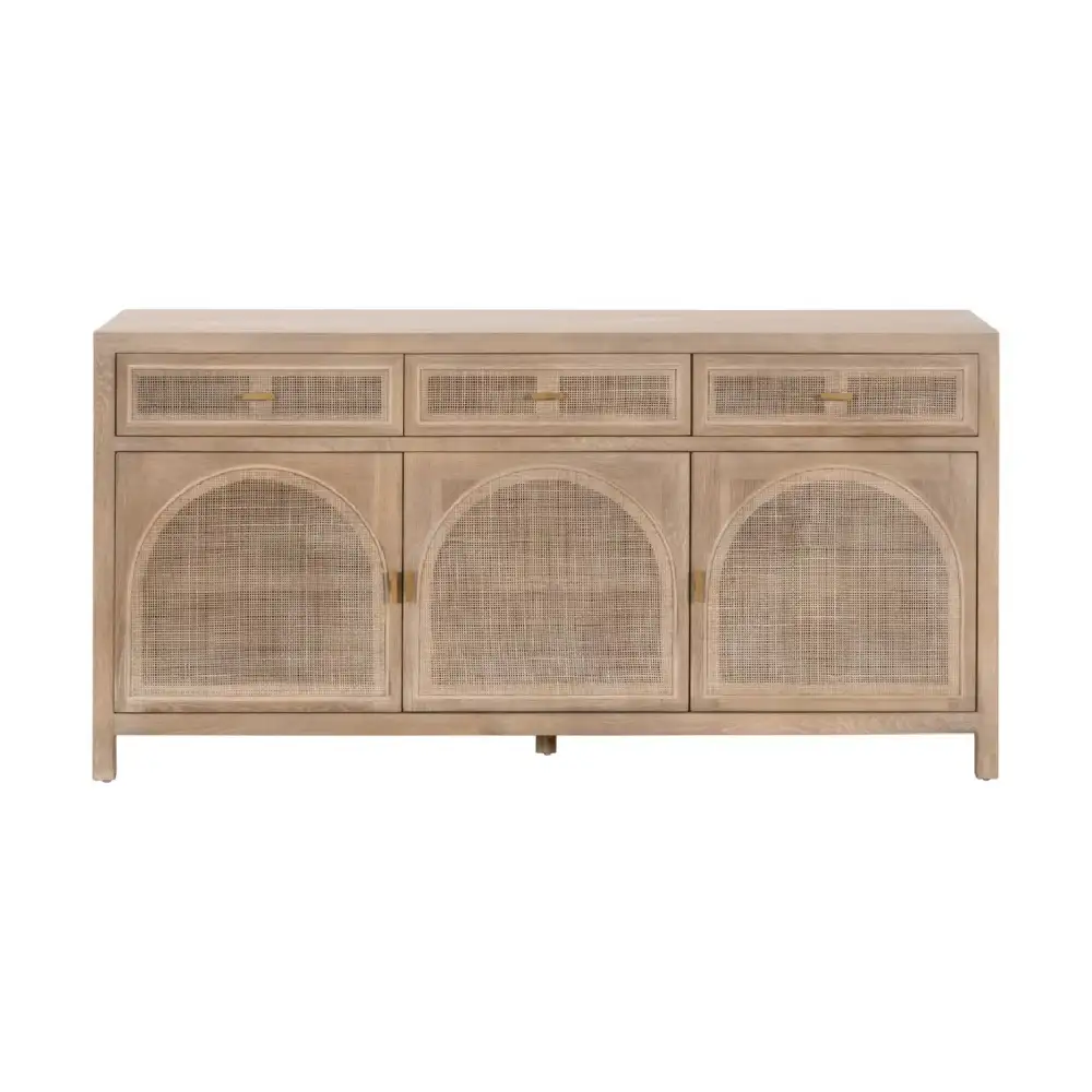 Smoked Oak Media Sideboard
