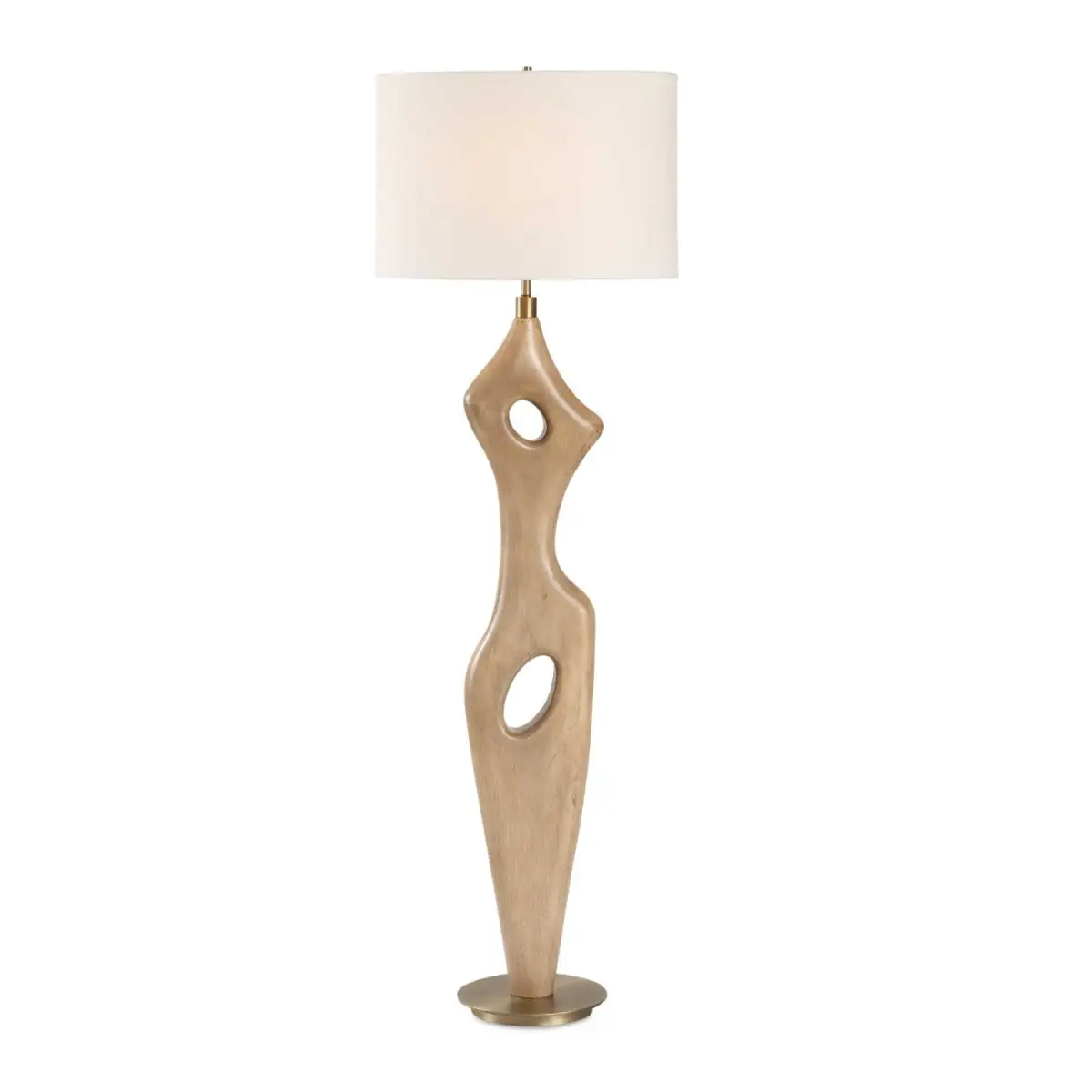 Carved Abstract Floor Lamp