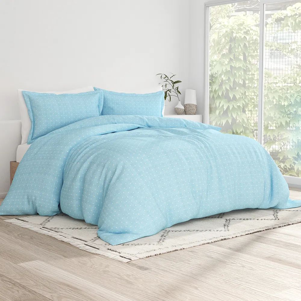 Polkadot Pattern Duvet Cover Set