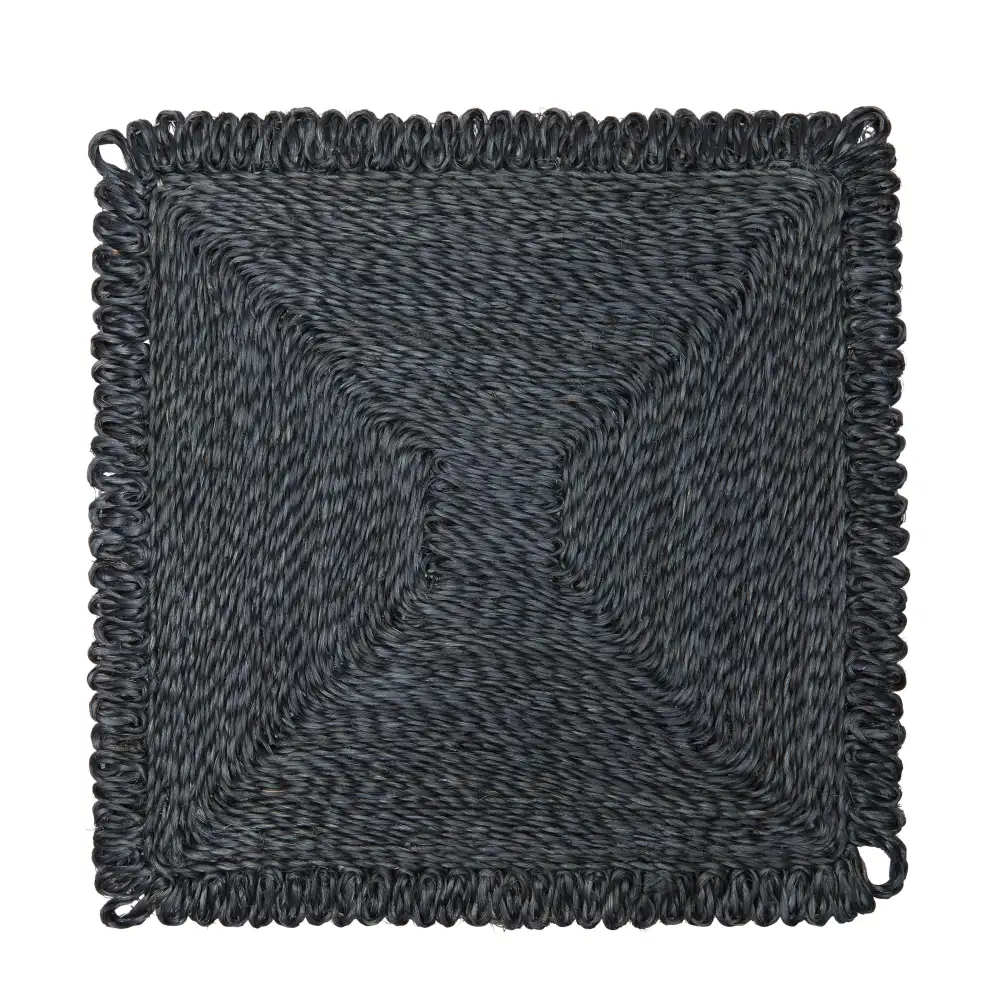 Structured Square Abaca Placemat Set