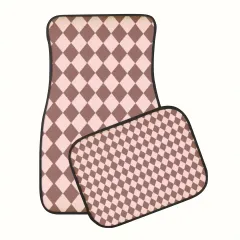 Checkerboard Car Floor Mats