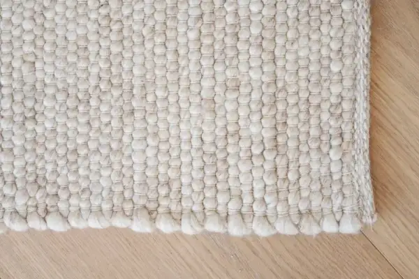 Layered Wool Area Rug