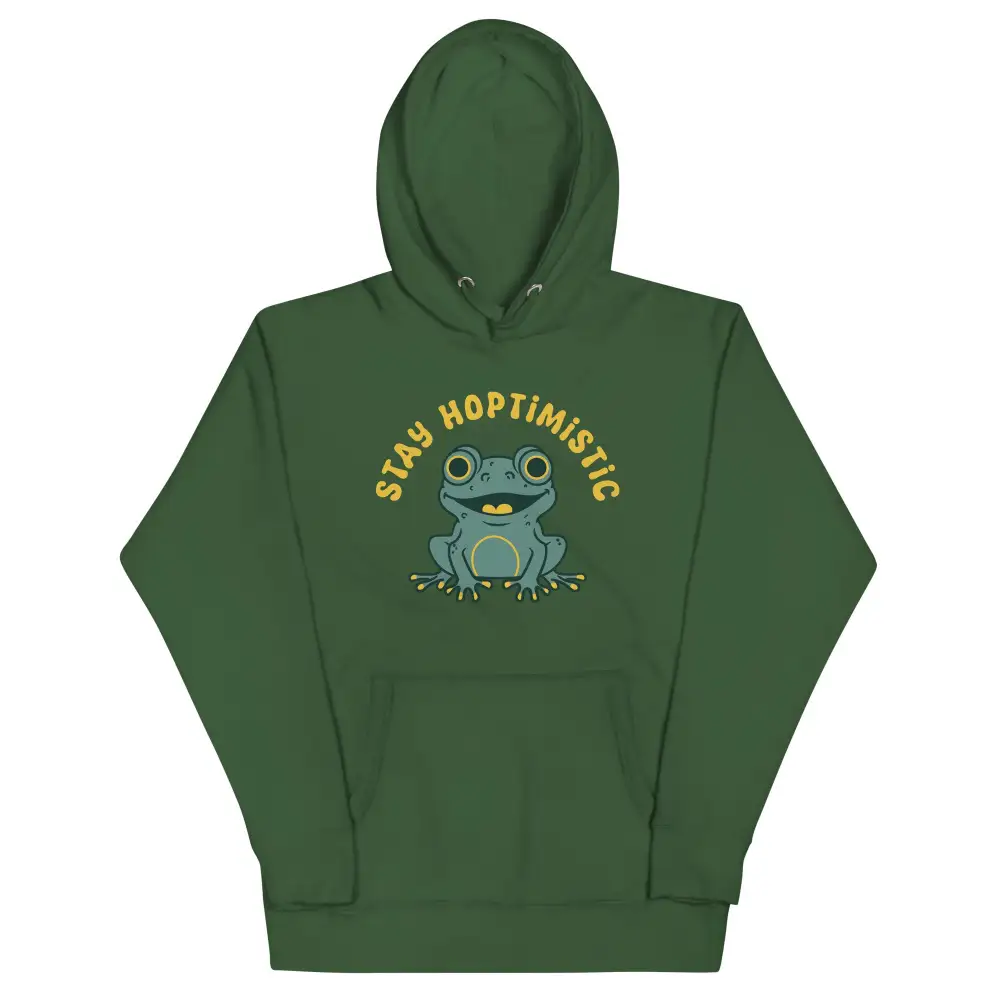 Healing And Optimistic Print Hoodie