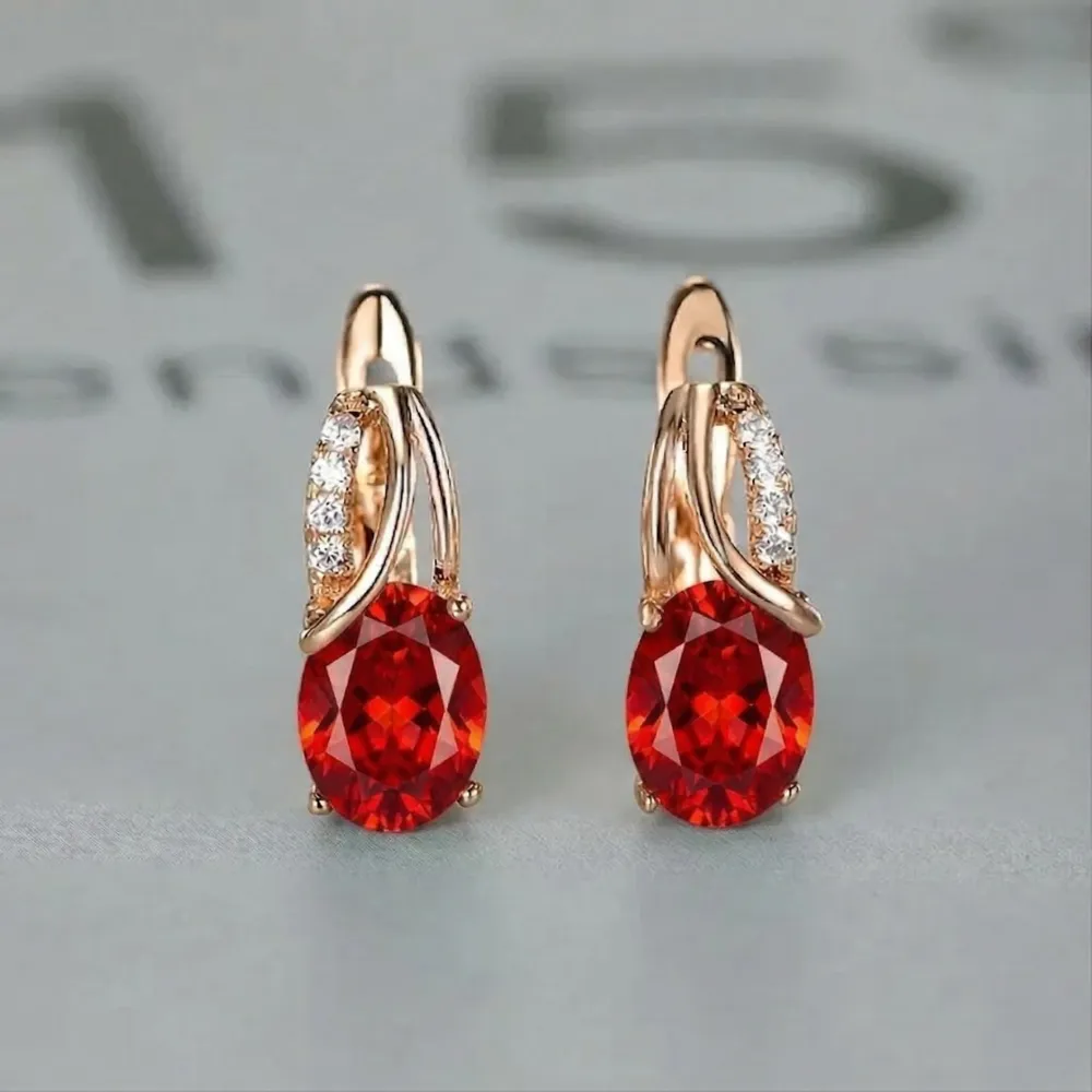 Faceted Domed Drop Earrings