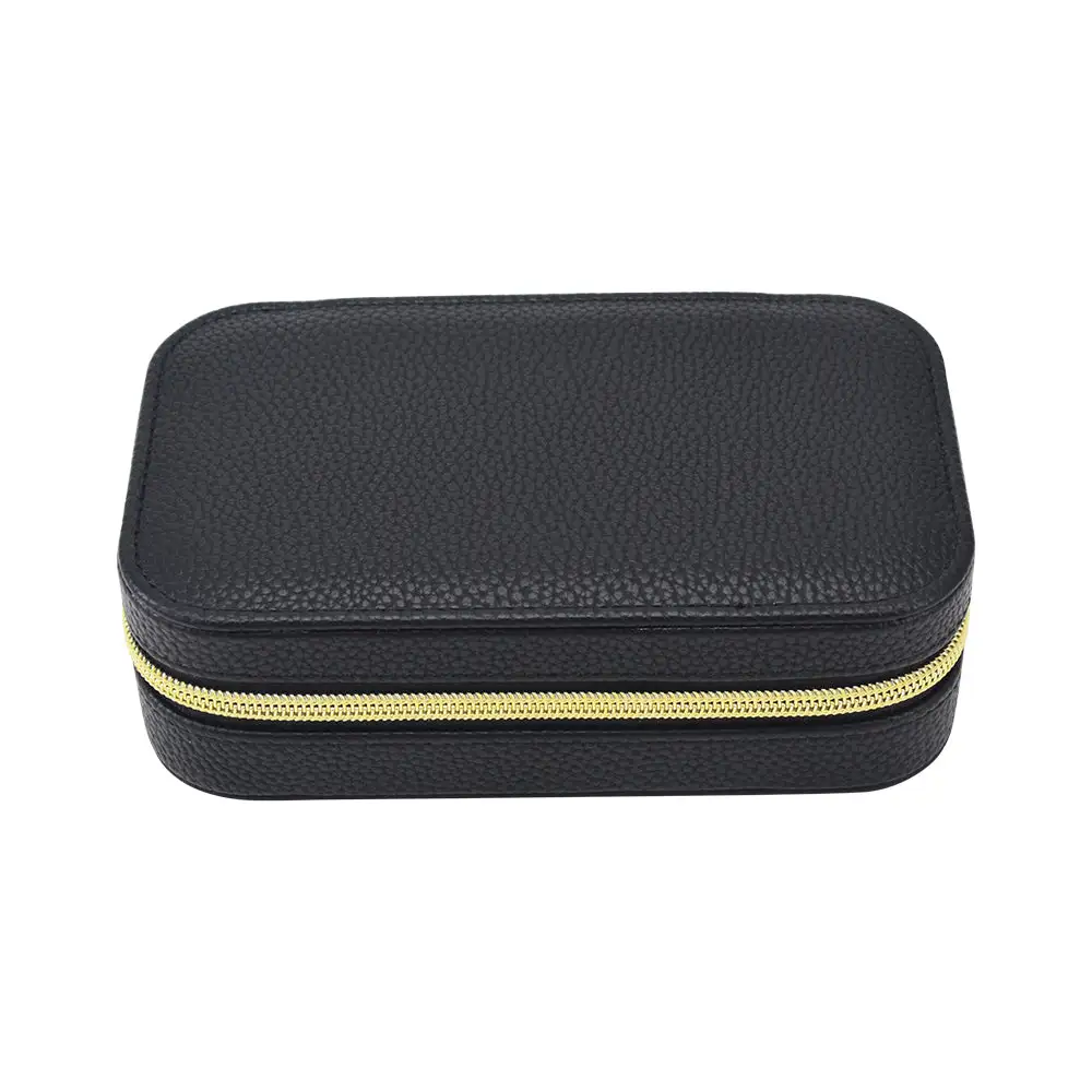Leah Rectangle Travel Jewelry Box