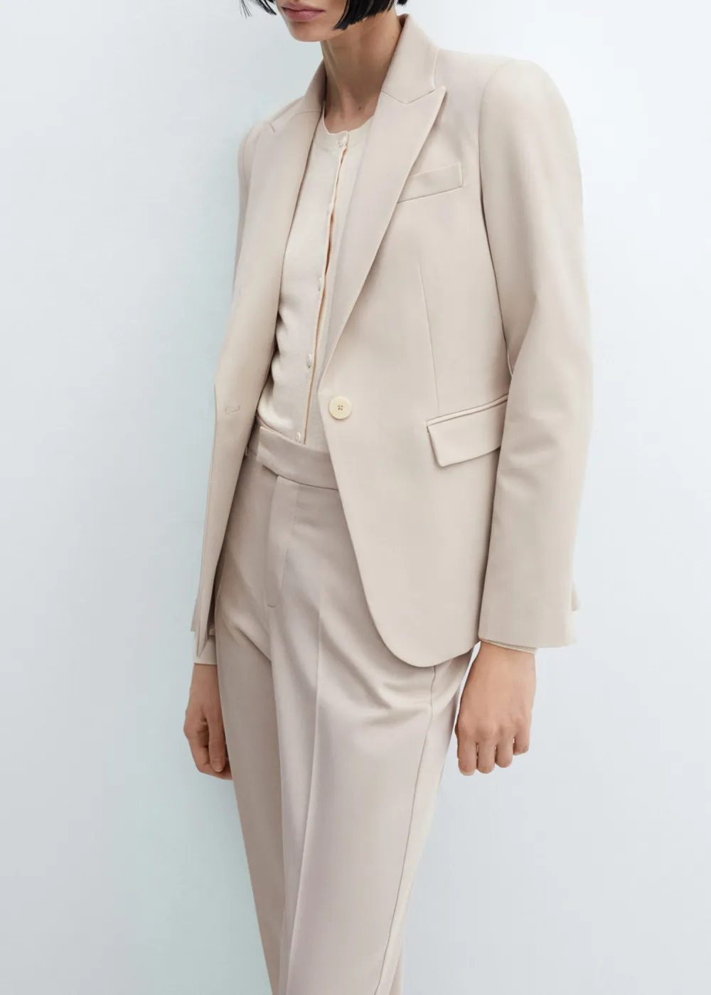 Straight Suit Pants