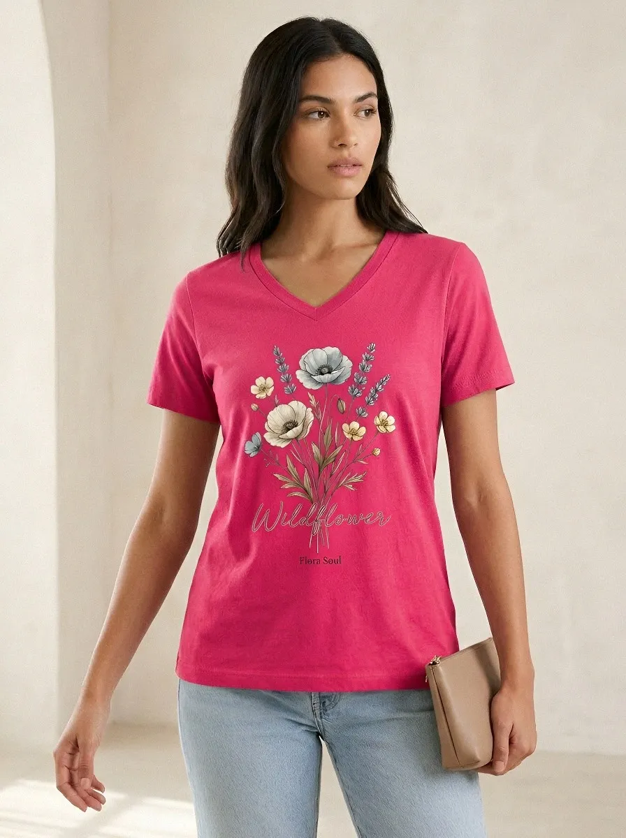 Nature Lover Wildflower T-Shirt Classic