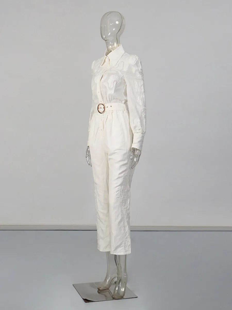 Priscilla Embroidered Jumpsuit
