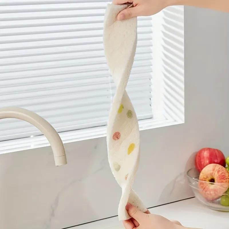 2 Pcs Reusable Kitchen Dish Cloth