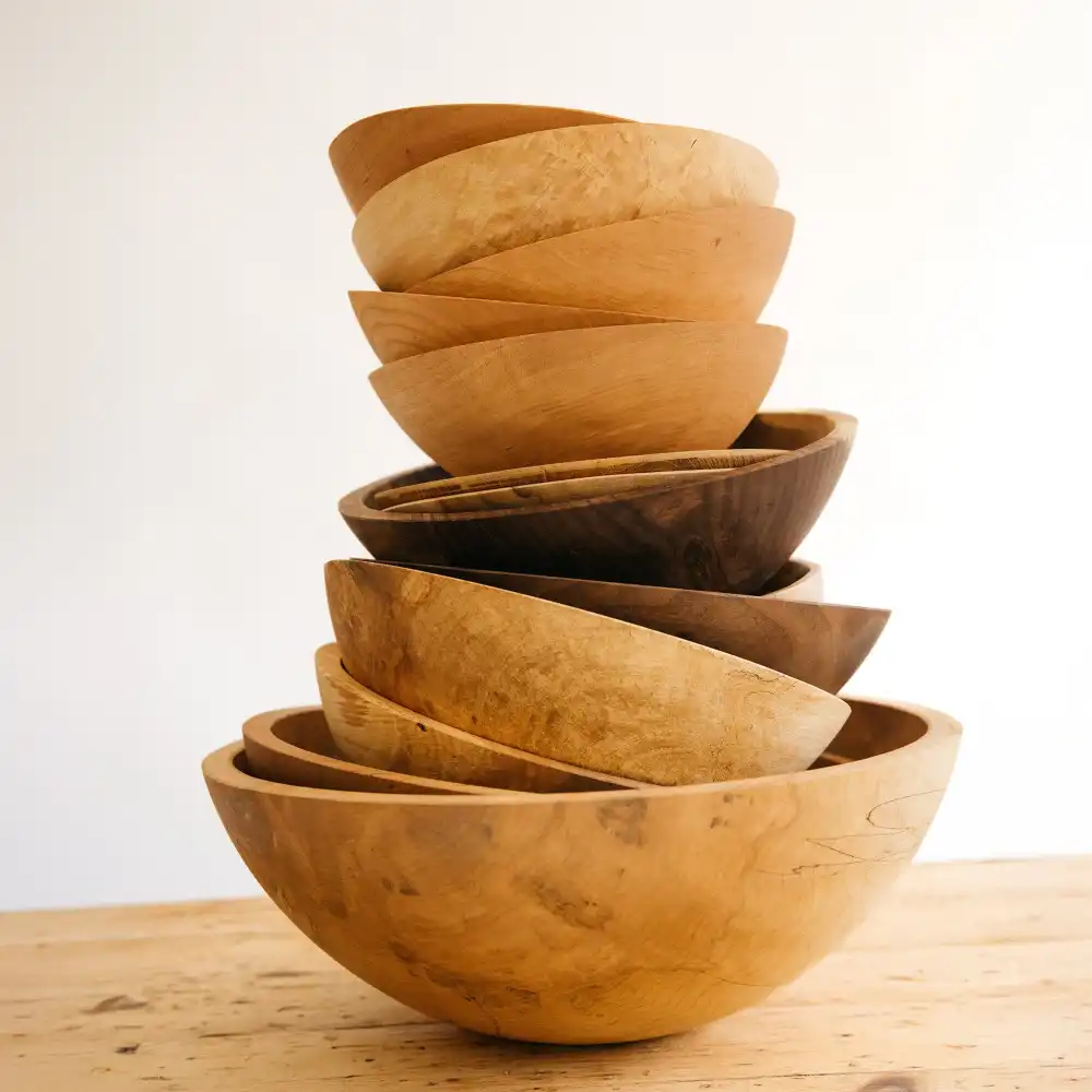 Handcrafted Wooden Salad Bowl