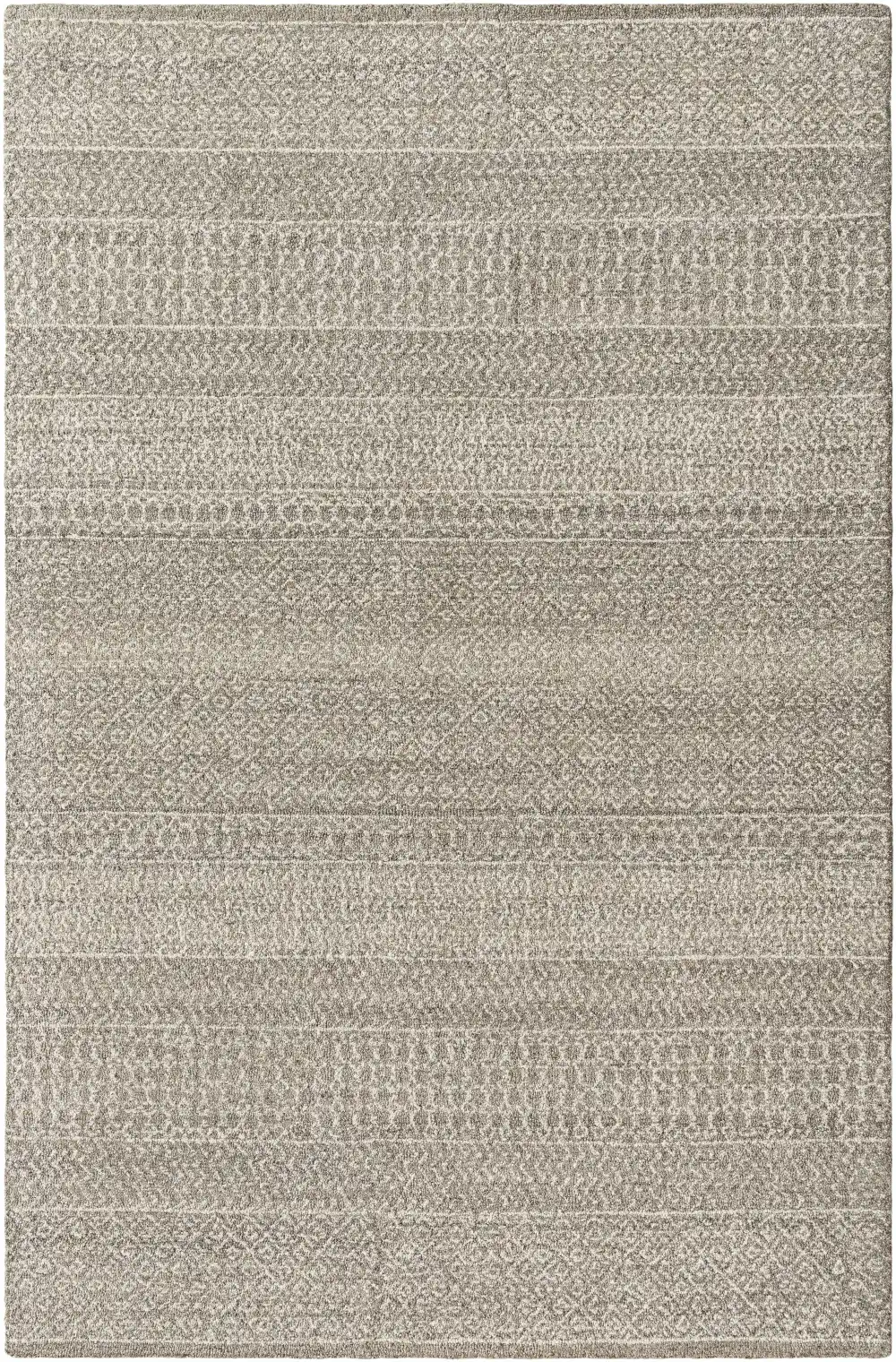 Versatile Bohemian Hand Tufted Wool Area Rug