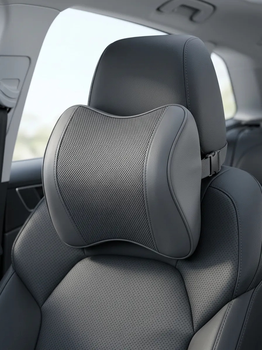 Neck-Support Mesh Memory-Foam Car Neck Support Pillow