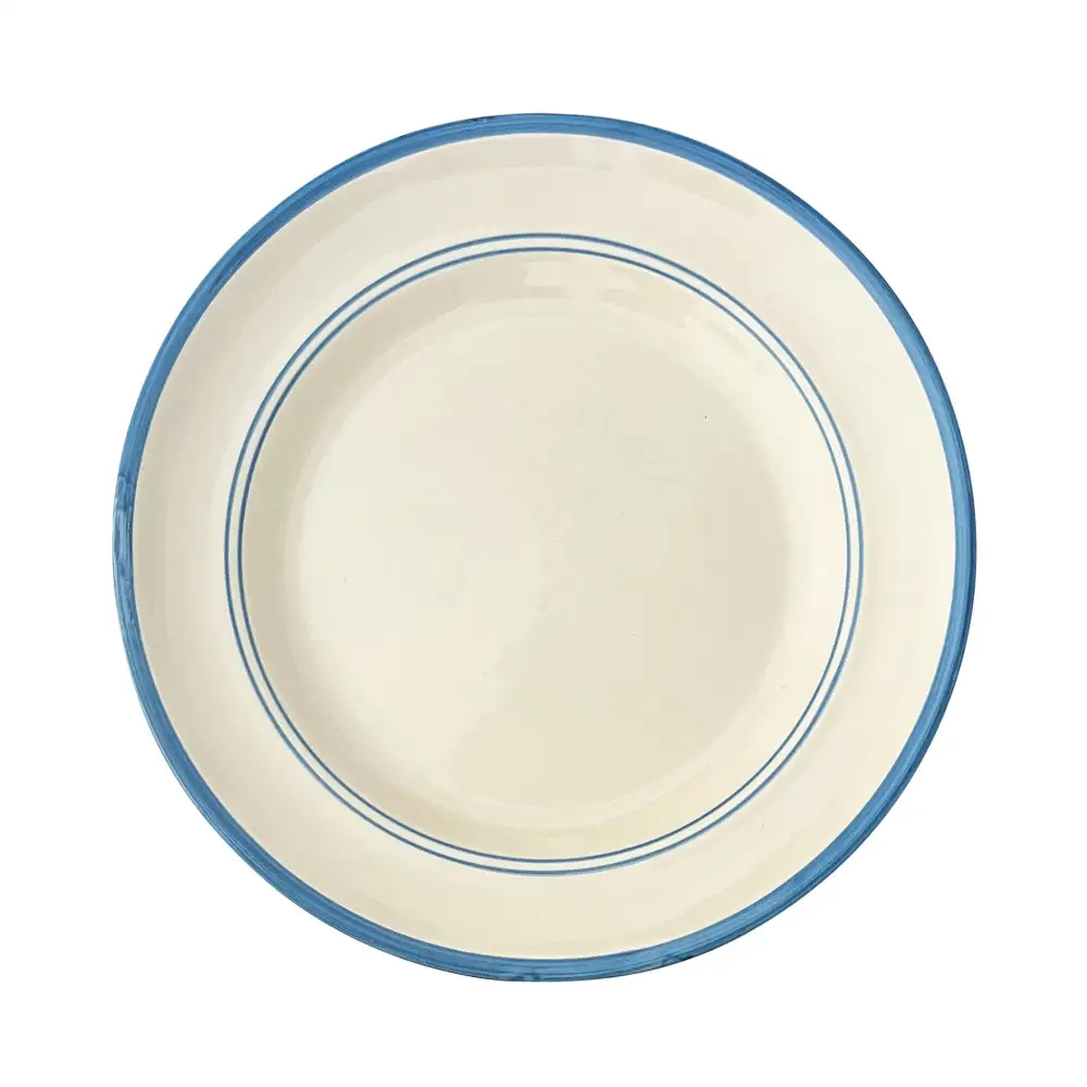 Hand-Painted Ceramic Dinner Plate
