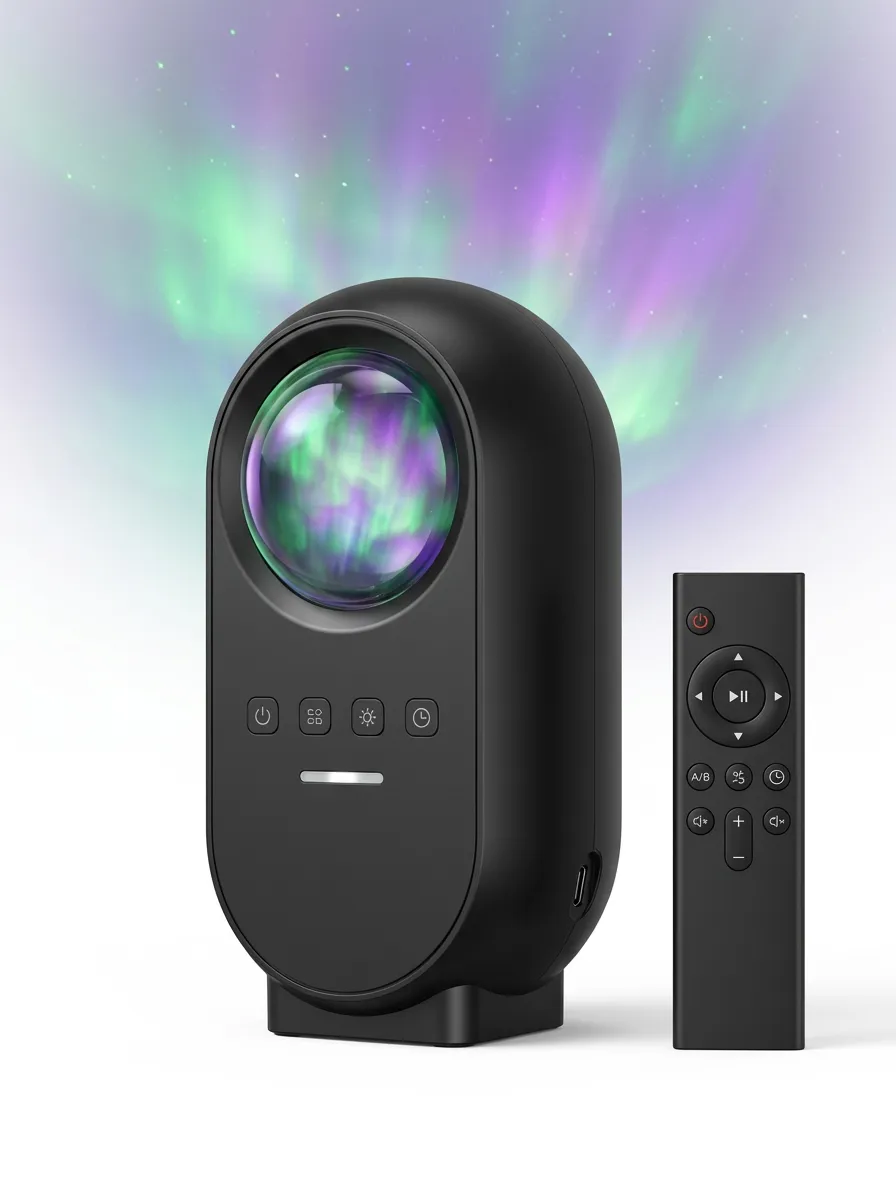 Northern Lights Galaxy Projector Night Light for Bedroom Ambience