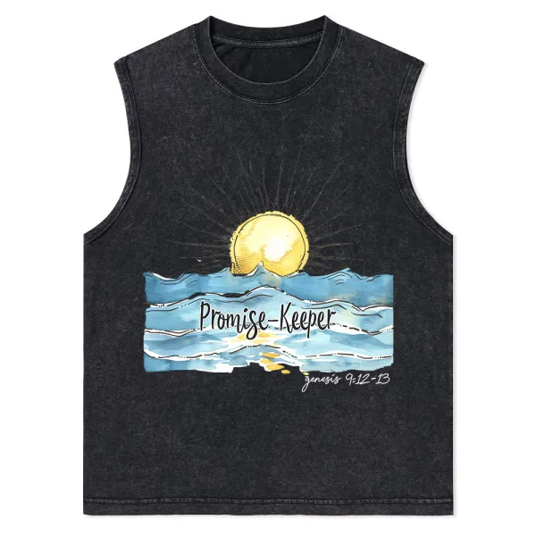 Promise Keeper Christian Washed Tank Top