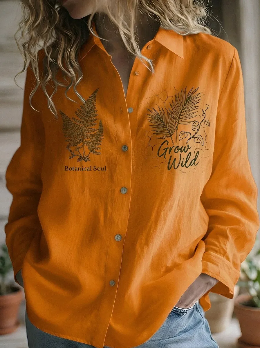 Botanical Soul Grow Casual Shirt