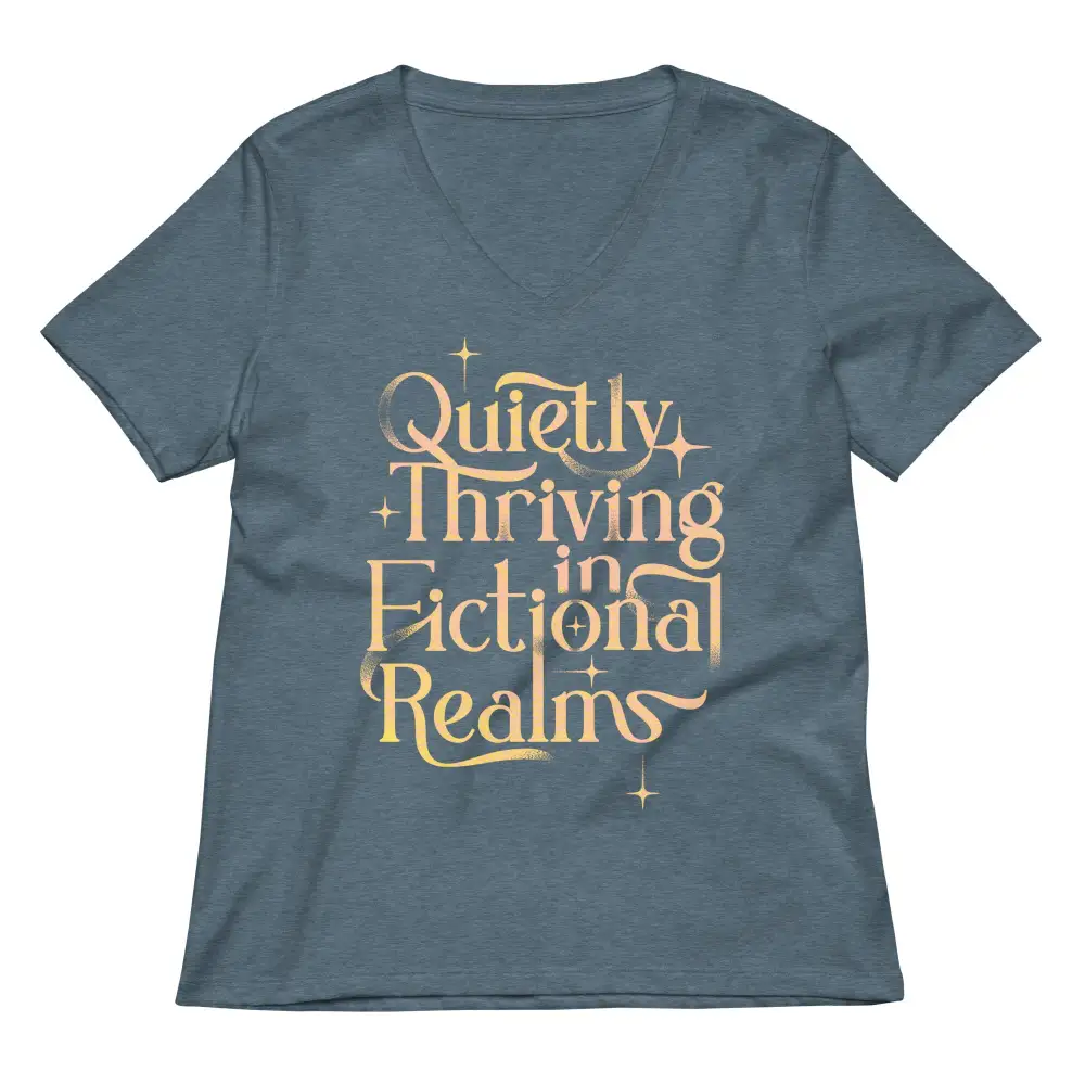 Fictional Realms V Neck Tee