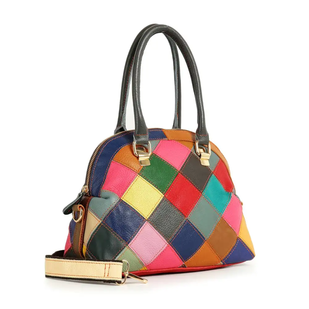 Leather Satchel Shoulder Bag