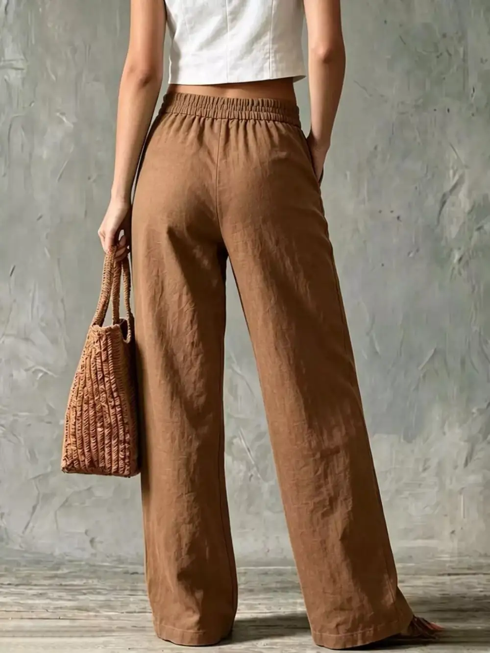 Full Size Wide Leg Pants Plus Size