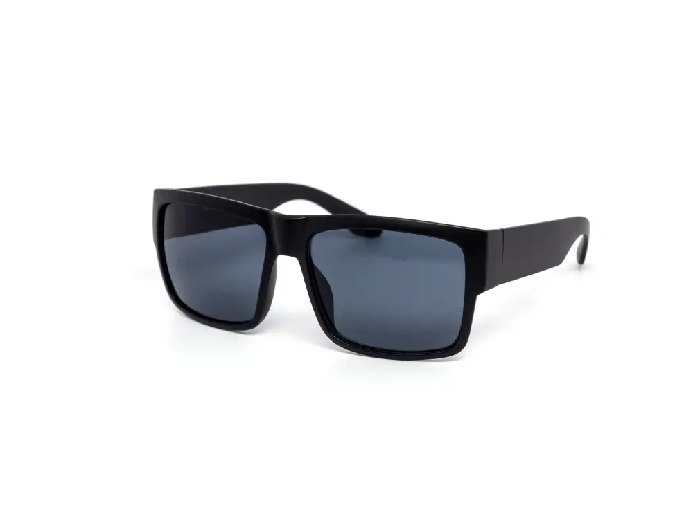 Twelve-Piece Chunky Square Dark Lens Sunglasses