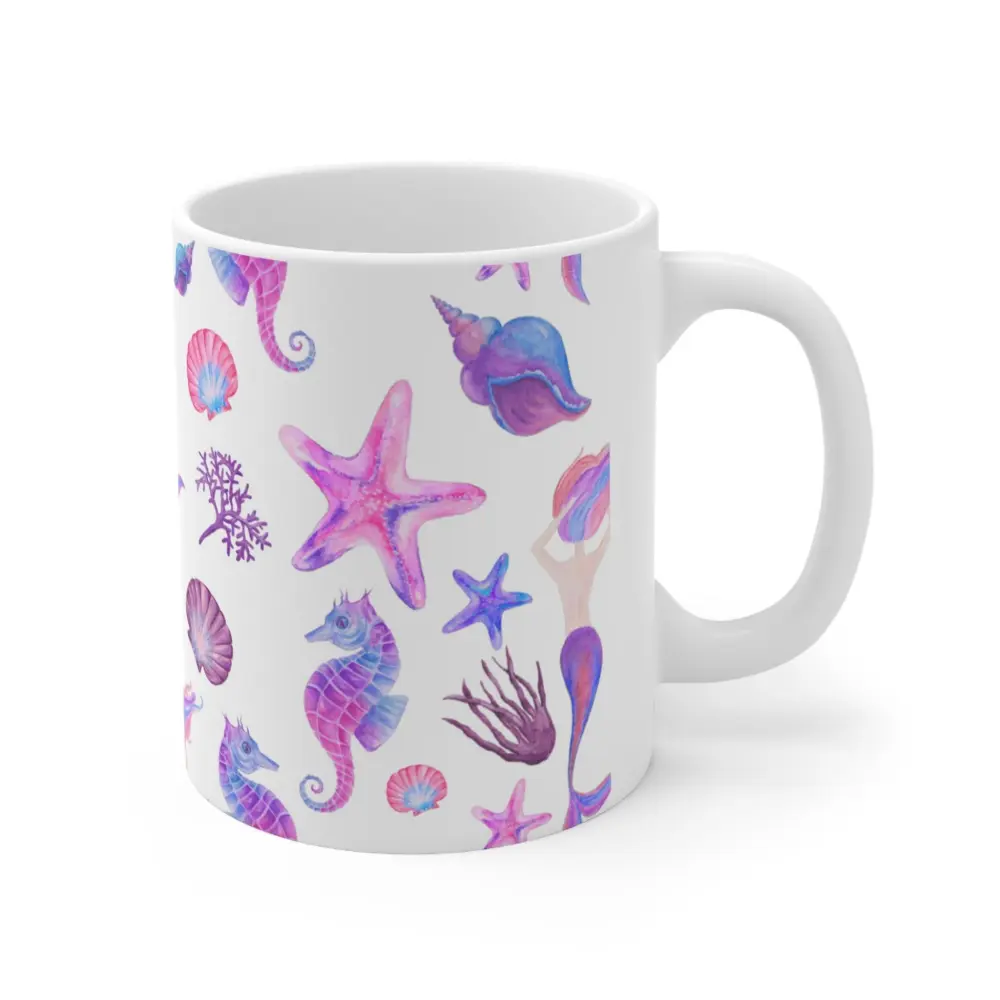 Porcelain Undersea Drinkware Set